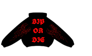 Bip or d3e classic zip up hoodie